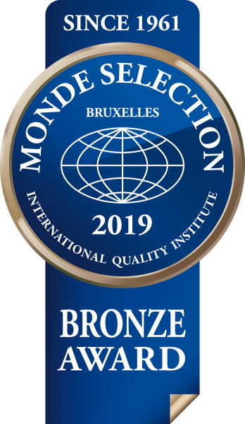 2019 MONDE SELECTION 世界品質評鑑會 銅牌